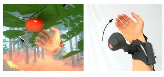 Microsoft Haptic PIVOT Allow you to touch Virtual Reality Objects