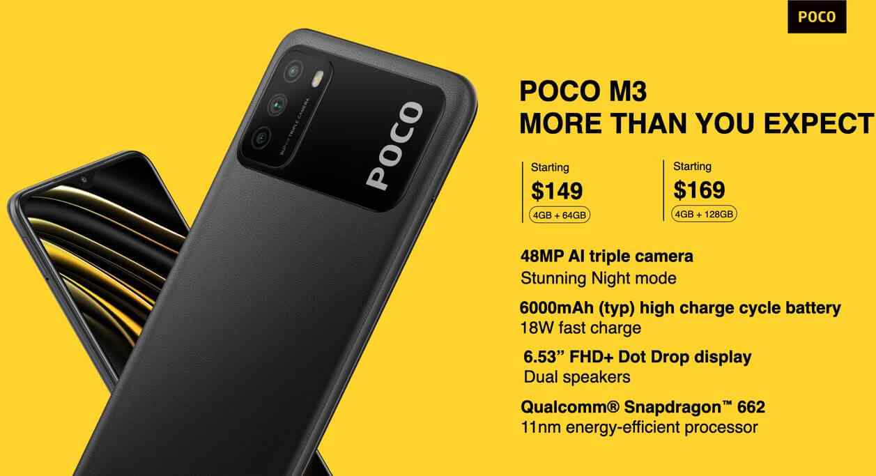 Xiaomi POCO M3 Price, Release Date, and Specifications