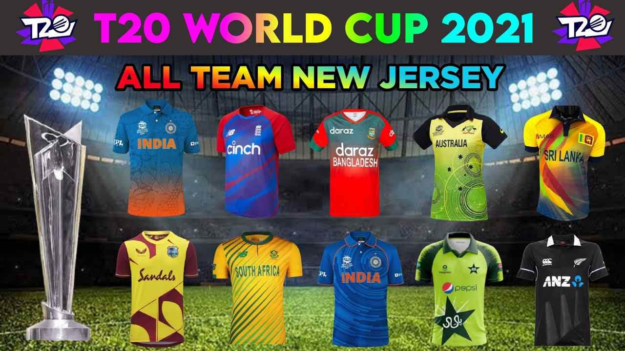 T20 World Cup 2021 All Teams Jersey and Kits List