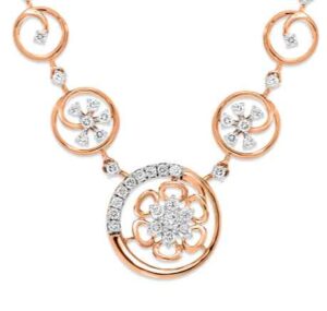 Gardenia Wedding Diamond Necklace