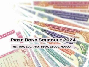 Prize Bond Schedule 2024